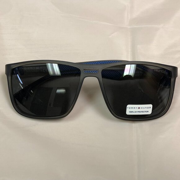 Tommy Hilfiger Blue & Gray Square Frame Sunglasses - Picture 2 of 5